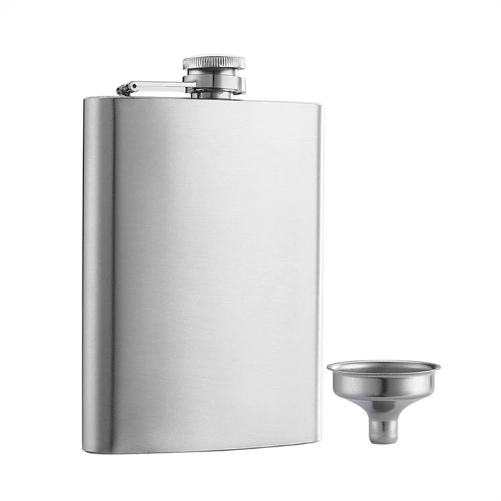 Portable Customized Logo Sublimation Coated Stainless Steel Wine Pot Hip Flask